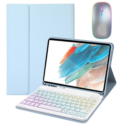 For iPad 7/8/9/10th Gen Air 3 4 5 6th Pro 11'' Backlit Keyboard Mouse Case Cover - Picture 25 of 39