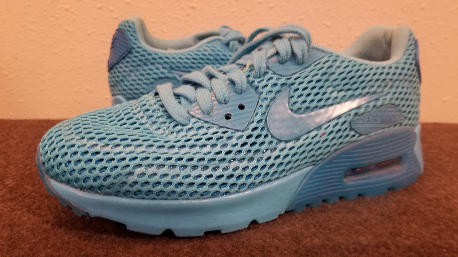 Mujeres Nike Air Max 90 Zapatos Ultra respirar Gamma Azul Lagoon 725061-401 Mujeres Nike Air Max 90 Zapatos respirar Ultra respirar Zapatos Gamma Azul Lagoon 725061-401 9ca6b6