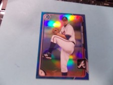 MATT WITHROW RC 2015 BOWMAN CHROME DRAFT PICK BLUE REFRACTOR SN 79/150 CARD # 36