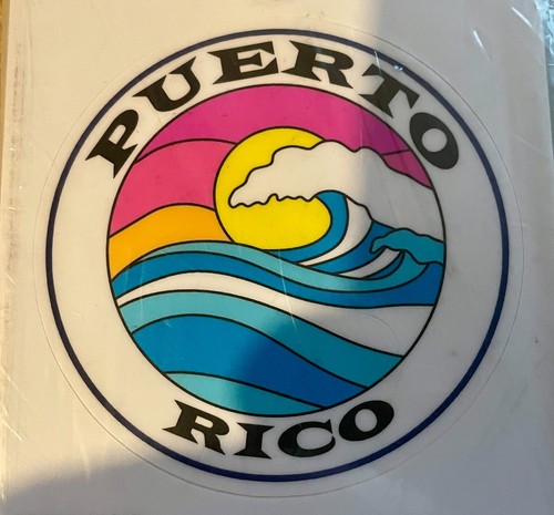 PUERTO RICO Die-Cut Stickers outdoor use waterproof UV resist 21 DIFFERENT STYLE - Picture 22 of 22