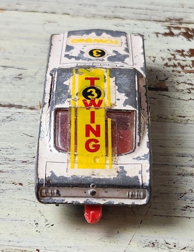 Lesney Matchbox (1979) White Mustang No. 8 Made in England. Steering Works - Picture 4 of 5