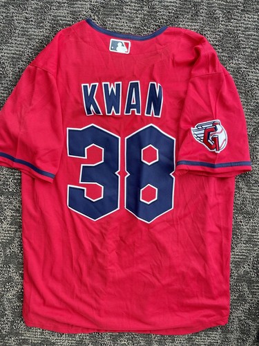 Steven Kwan Cleveland Guardians Red Jersey Mens Large NWOT
