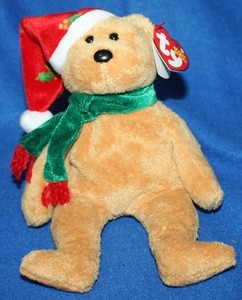 2003 holiday teddy beanie baby