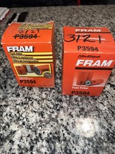 New in Box Fuel Filters Fram P3594 Set Of 2 , Made in In USA 🇺🇸 Free Ship!
