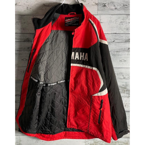 YAMAHA Racing Jacket with Embroidered Logo and Quilted Pad