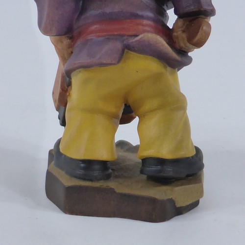 Figura de madera enano buscador de oro talla de madera Oberammergau pintada 9 cm (41) - Imagen 10 de 14