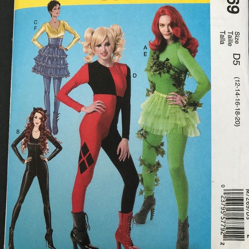 McCalls Patrón de Costura M7269 Talla 4-20 Cómic Villano Cosplay Disfraz Body XL - Imagen 8 de 20