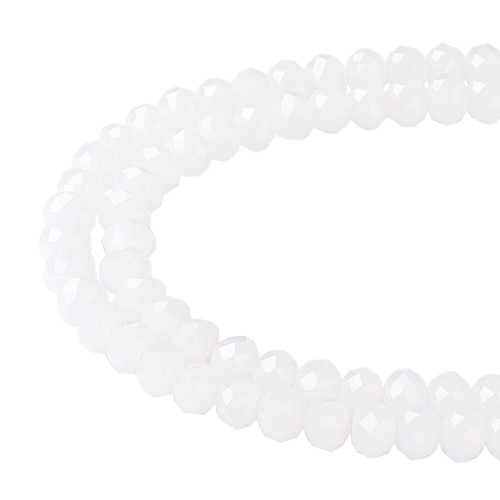 99pcs Faceted Rondelle Glass Beads Mini Loose Spacer Beads DIY Crafting 17.7" - Picture 134 of 210