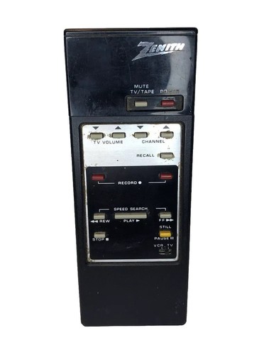 Vintage Zenith TV VCR Remote Control As is has not been tested