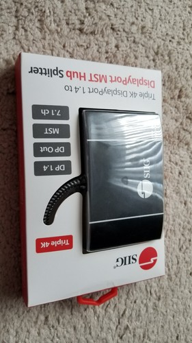 SIIG Displayport 1.4 To Dp & Hdmi Mst Hub Triple 4K Splitte, CE-DP0N11-S1 - Picture 3 of 6
