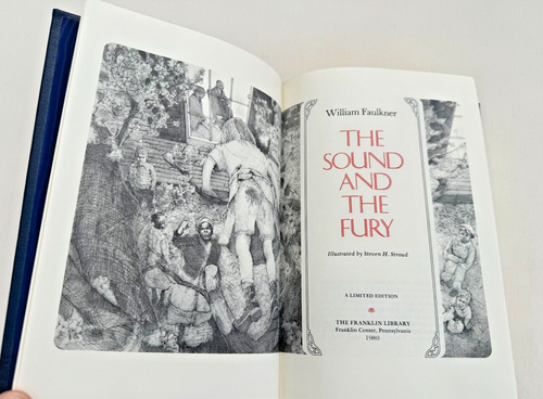 Franklin Library SOUND AND THE FURY William Faulkner GREATEST BOOKS 20th CENTURY - Picture 4 of 10