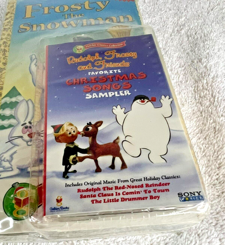 Frosty The Snowman Original VHS NEW SEALED Rudolph, Frosty and Friends Cassette - Picture 2 of 5