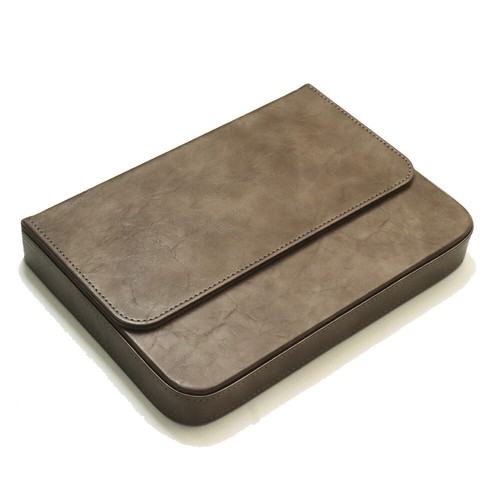 Leather 6/12 Slots Hard Fountain Pen Case Stationery Storage Box Office Gift - Picture 16 of 64