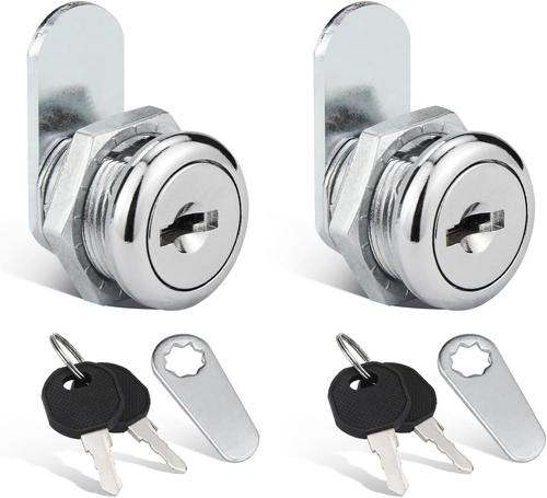 LKW Werkzeugkoffer Schlösser, 2er Pack 5/8" Zylinderschlüssel gleich Nockenschloss Ersatz Kit fo - Bild 12 von 12
