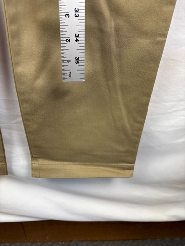 Lee Herren Beige Extreme Motion MVP Slim Fit Hose Gerades Bein Größe 32X34 Neu mit Etikett - Bild 7 von 7