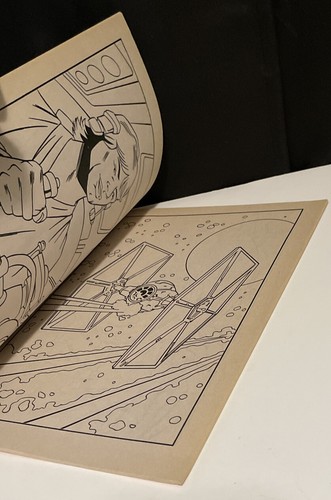 1997 STAR WARS GALACTIC ADVENTURES GOLDEN BOOKS COLORING BOOK NEVER USED - Picture 6 of 6