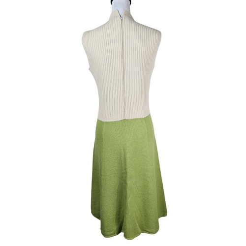 VTG 70s St. John Santana Knit 3 Piece Midi Dress Set M Cardigan/Belt Old Money - Picture 5 of 15