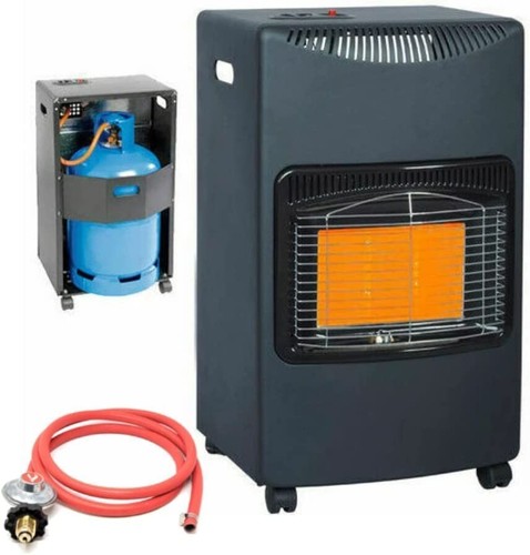 4,2KW CALOR GAS TRAGBARER SCHRANK 3 WÄRME MIT REGELSCHLAUCH HEIZUNG FEUER BUTAN - Bild 5 von 5