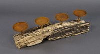 4Er Kerzenhalter / KerzenstäNder Holz 44Cm Lu Adventskerzenhalter Adventskranz