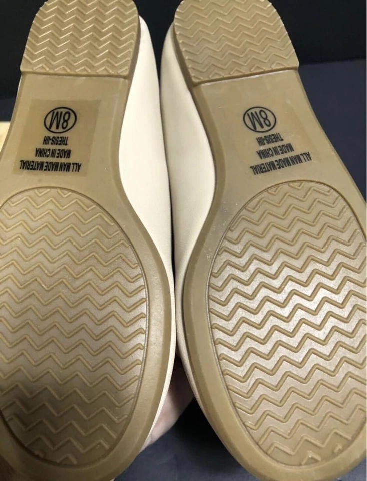 Elegantes planos beige Y-Not Thesis. NUEVO EN CAJA Niña Talla 8M Envío Gratis Foto 3 de 4