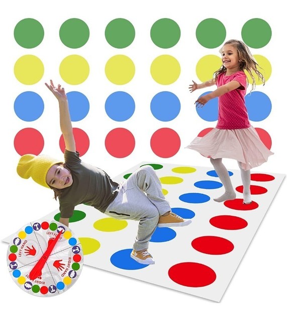 Twister Gioco in Scatola gioco di gruppo di squadra per bambini e famiglia Twister Gioco in Scatola gioco di gruppo di squadra per bambini e famiglia