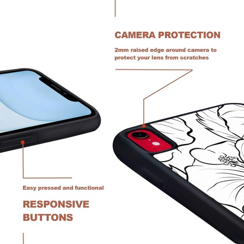 white hibiscus flowers For Samsung A15 A16 S23 S24 S25 Ultra FE Anti fingerprint - 第 22/25 張圖片