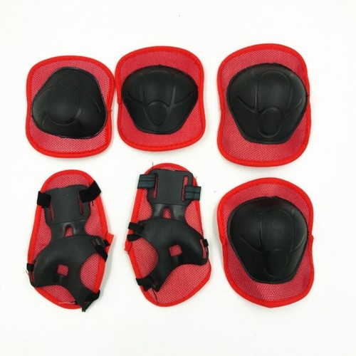 6Pcs Adult/Kids Elbow Wrist Knee Pads Guards For Skate Cycling Safety Gear Set - Picture 4 of 22