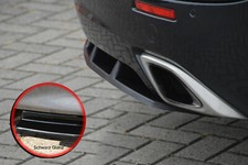 Heckansatz Heckeinsatz Diffusor aus ABS für Opel Insignia OPC  Schwarz Glanz