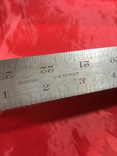 Lufkin No C83E 1-8 To Foot Tempered 24” Long - Picture 4 of 4