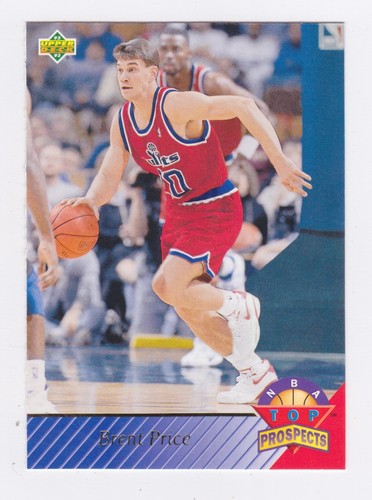 1992-93  Upper Deck  Basketball - Brent Price RC - #482 - Picture 1 of 2