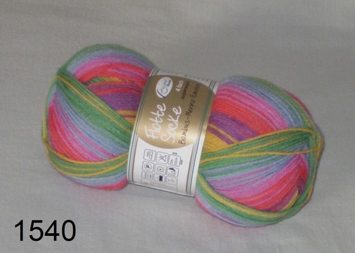 (69,5€/kg) 100 gr BAMBUS-MERINO EMOTION Sockenwolle 4-fach / 4-fädig Farbverlauf - Bild 3 von 14
