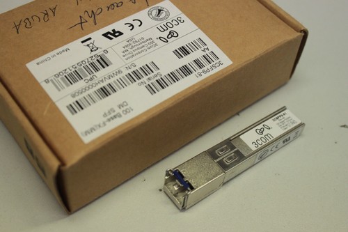 3COM 3CSFP9-81 Rev.AA 100 Base-FX MM DM SFP FTM Transceiver Modul 3CSFP9-81 - Bild 1 von 2