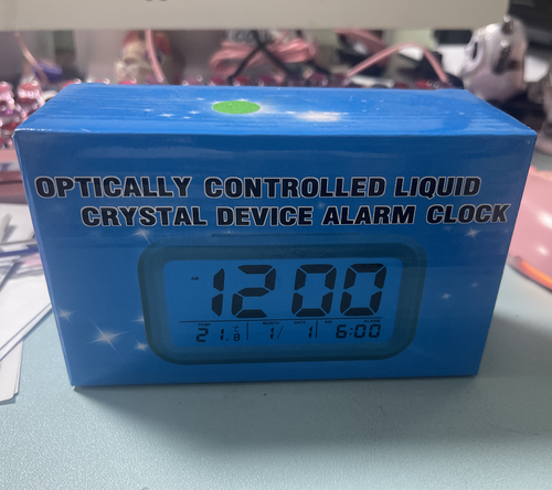 Digital LED Large Display Alarm Clock Bedside Battery Powered Mirror Face Design - Picture 11 of 30