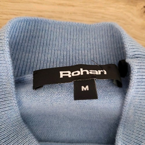Rohan Damen Merino Fusion Pullover himmelblau ~ Größe Medium hervorragender Zustand  - Bild 9 von 11