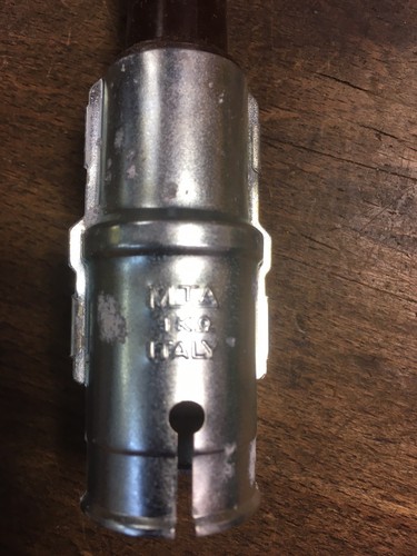 1 Zündkerzenstecker Metal 1 K-Ohm Italienische Pkws Zündkerze 21 mm. NEU 🇮🇹🚗 - Picture 2 of 4
