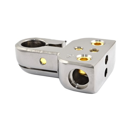 Phoenix Gold ZBX216 Top Mount Dual 1/0-4 and 8 Gauge Negative Battery Terminal - Picture 3 of 5