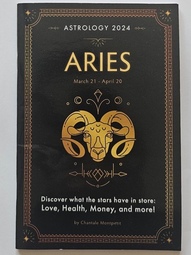 2024 - ARIES Astrology Book - BY CHANTALE MONTPETIT - Picture 1 of 9
