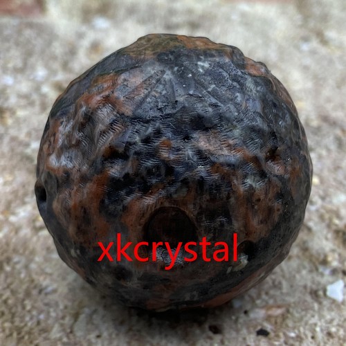 1pcs Natural Red Spectrolite Ball Quartz Crystal meteorite Sphere healing 35mm - Picture 8 of 9