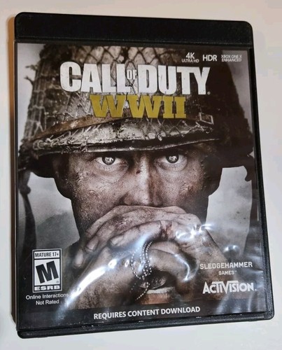Call of Duty WWII World War 2 (Microsoft Xbox One, 2017) *no Inserts * Mint Disc - Picture 1 of 6
