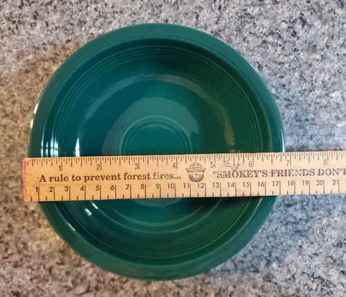 HTF Fiesta Evergreen Medium Soup Cereal Bowl 6 7/8", 19 oz RETIRED 2007-2010 - Picture 5 of 7