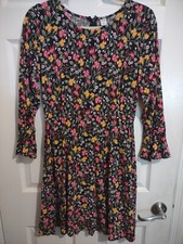 Old Navy Bohemian Long Sleeve Peasant Dress M