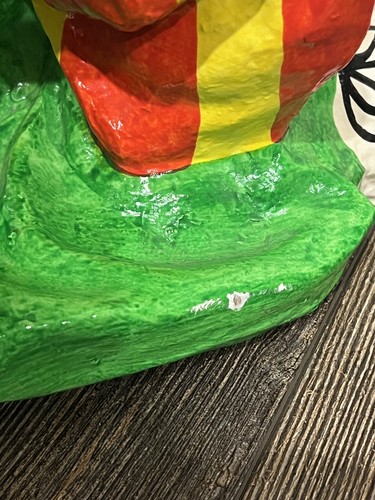 Mexican Vintage Folk Art Paper Mache Clown 17” - Picture 6 of 8