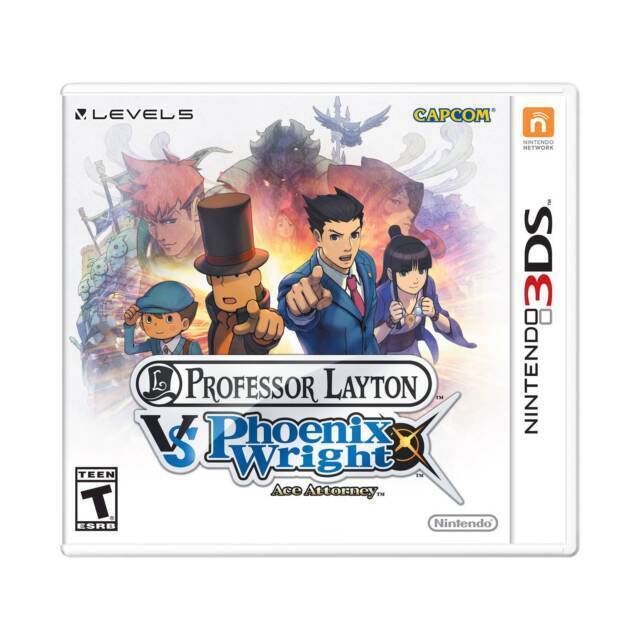 Professor Layton vs. Phoenix Wright Ace Attorney (Nintendo 3DS 2014) for  sale online