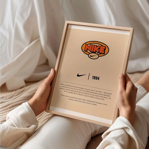 Póster Retro Nike Estilo Callejero Nike Impresión Arte de Pared Hypebeast Póster Ni - Imagen 5 de 7