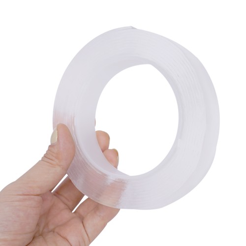 9.85 FT Tape Strong Sticky Clear Tape Poster Carpet Tape Reusable Double Sided - Picture 22 of 24