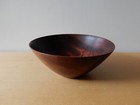 Hand Crafted, Exotic Iroko Wood (African Teak), Flared Bowl, Candy, Nut, Snack