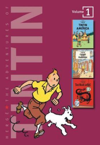 Adventures of Tintin by Herge Hardcover 3 in 1 (1994) Used - Very Good - Picture 1 of 1