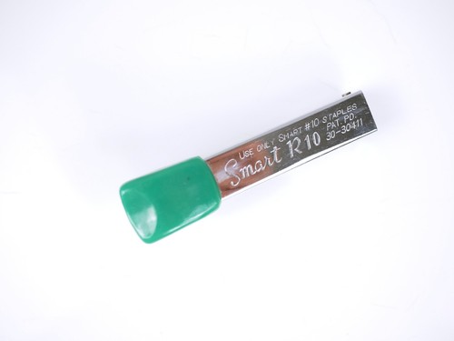 Smart Mini Stapler Vintage Made in Japan R10 with Staples and Box Green Works - Picture 6 of 11