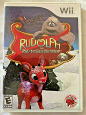 WII RUDOLPH THE RED-NOSED REINDEER 2010 NINTENDO YUKON HERMEY SNOWMAN SAM ELF