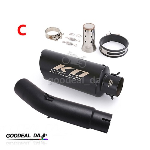 For Honda CMX300 500 Rebel500 300 2017-2023 Exhaust Middle Pipe Muffler Silencer - Picture 7 of 12